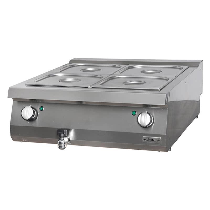 ÖZTİRYAKİLER 900 SERİ SET ÜSTÜ BAİN MARIE ELEKTRİKLİ 80*90*30-GN KAPLAR HARİÇ