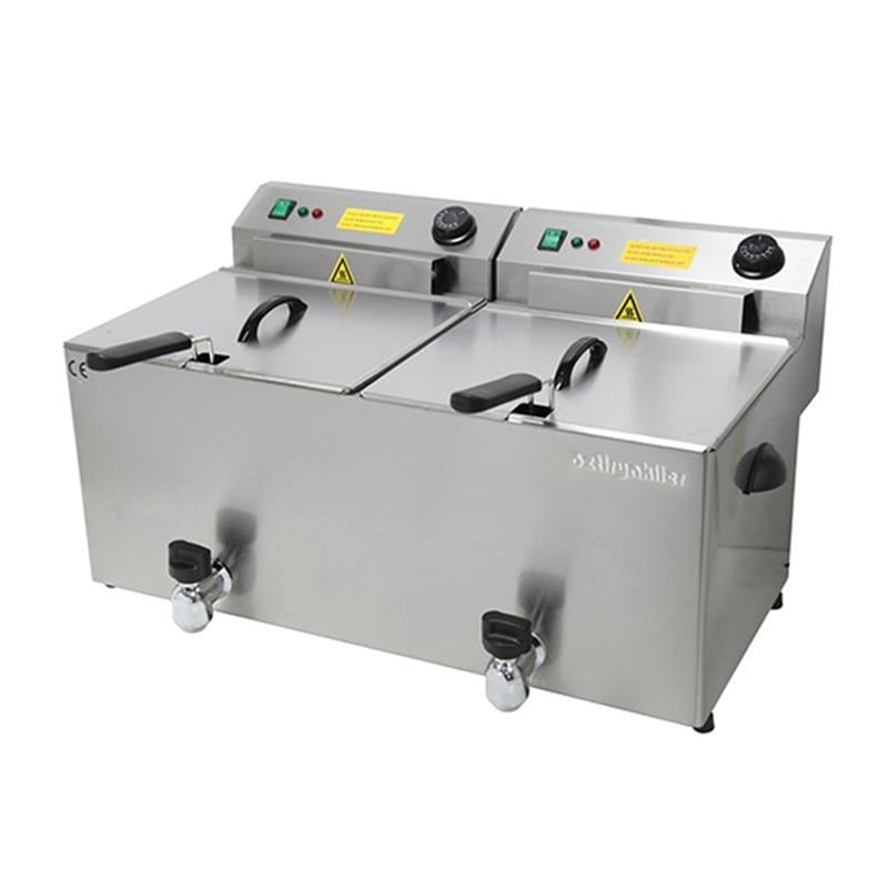 ÖZTİRYAKİLER FRITOZ ELEKTRIKLI 2*10 LITRE TRIFAZE