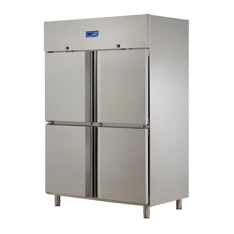 ÖZTİRYAKİLER GN 1200 LMV 4 YARIM INOX KAPI DIK TIP DERIN DONDURUCU