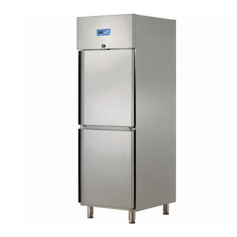 ÖZTİRYAKİLER GN 600 LMV CIFT YARIM INOX KAPI DIK TIP DERIN DONDURUCU