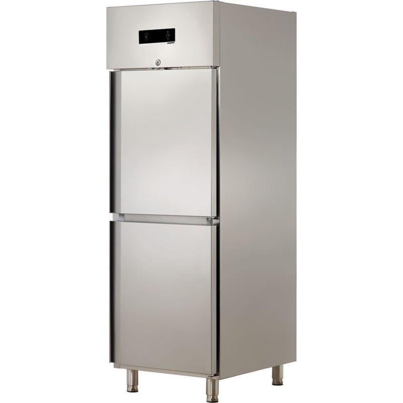 ÖZTİRYAKİLER GN 600 NMV CIFT YARIM INOX KAPI DIK TIP BUZDOLABI