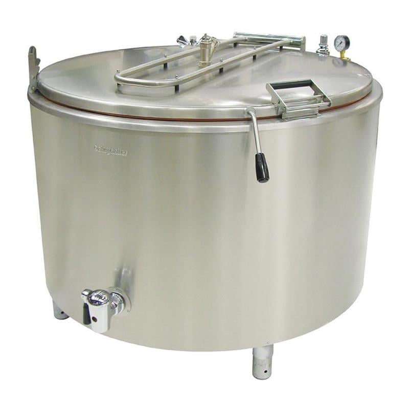 ÖZTİRYAKİLER KAZAN KROM ÇELİK BUHARLI 400 LITRE