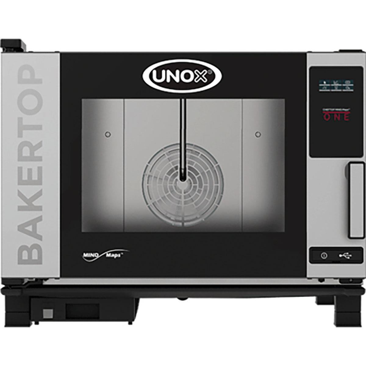 UNOX BAKERTOP 4 TEPSI 600*400 KOMBI FIRIN ELEKTRIKLI PLUS MODEL + KURULUM KITI GIRILMELI