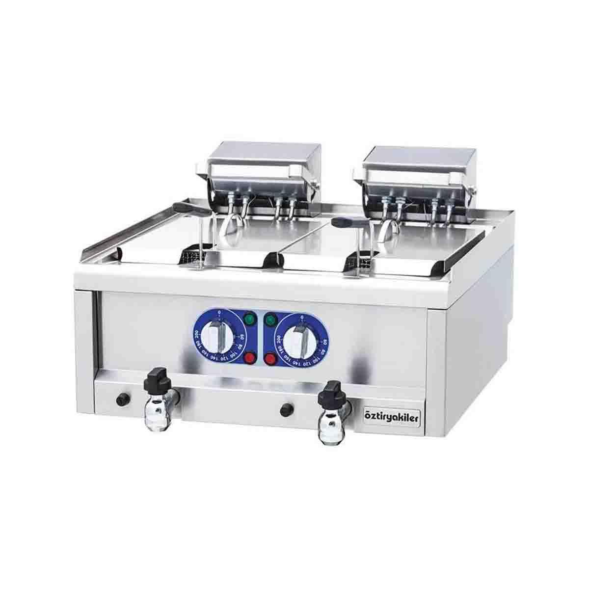 Öztiryakiler 600 Seri Set Üstü Fritöz Elektrikli 60*60*26