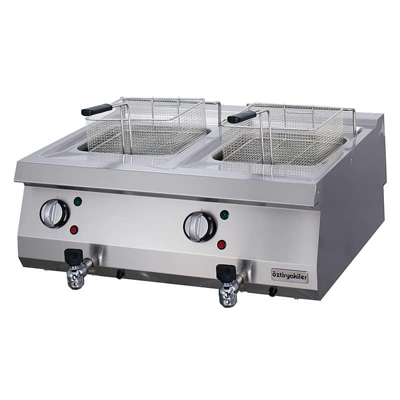 ÖZTİRYAKİLER 700 SERİ SET ÜSTÜ FRİTÖZ ELEKTRİKLİ 80*70*30