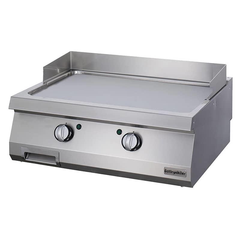 ÖZTİRYAKİLER 700 SERİ SET ÜSTÜ GRİLL PLATE DÜZ ELEKTRİKLİ 80*70*30-SERT KROM KAPLI