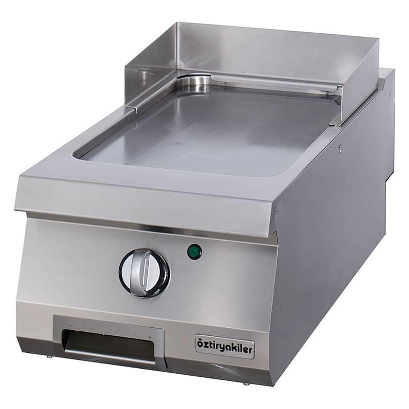 ÖZTİRYAKİLER 700 SERİ SET ÜSTÜ GRİLL PLATE DÜZ ELEKTRİKLİ 40*70*30- SERT KROM KAPLI