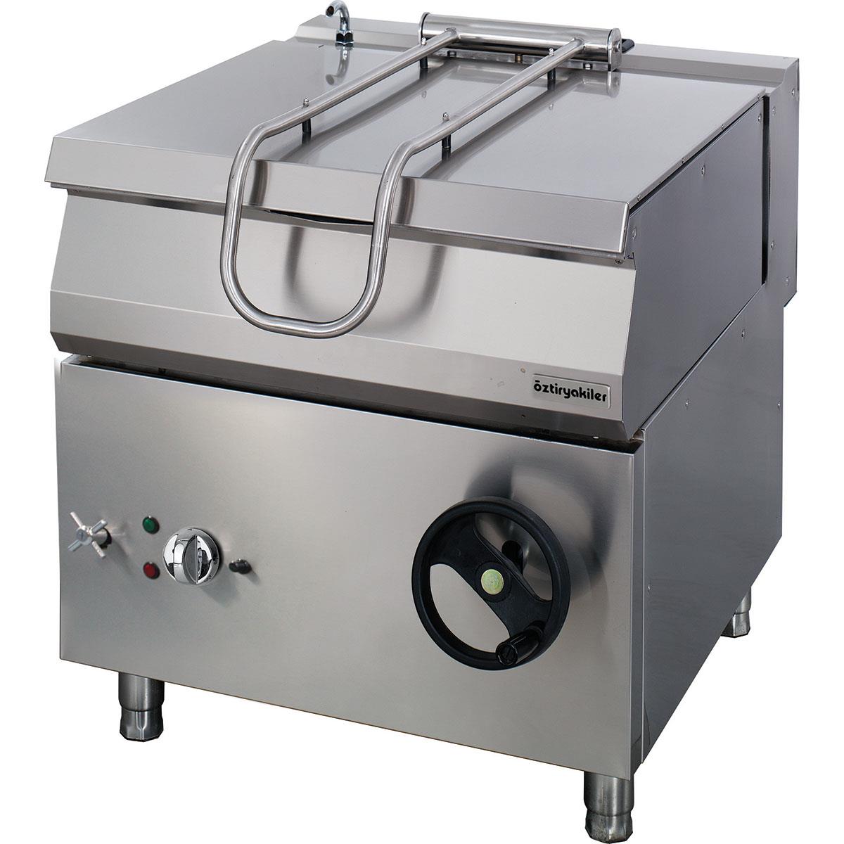 ÖZTİRYAKİLER 900 SERİ DEVRİLİR TAVA GAZLI 80 LT. 80*90*85-ELEKTRONİK ATEŞLEMELİ