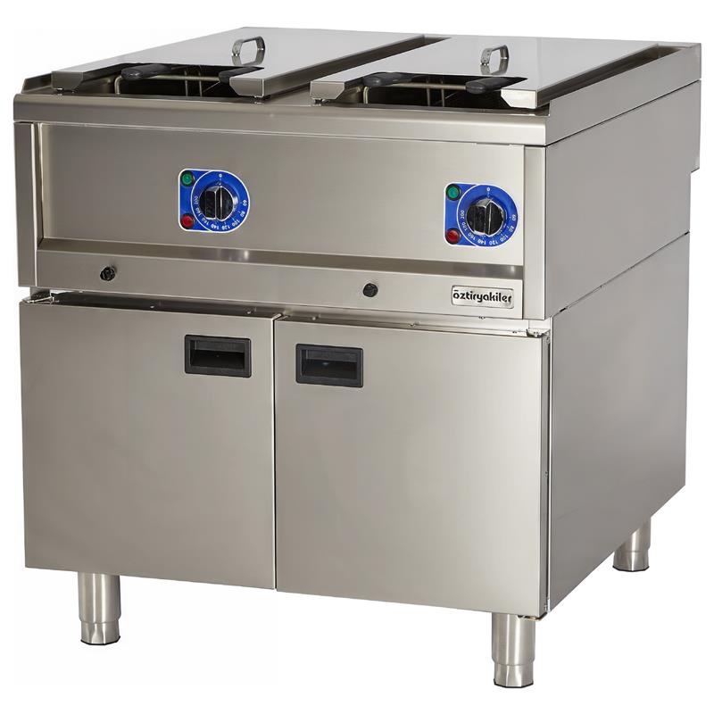 ÖZTİRYAKİLER 900 SERİ FRİTÖZ DOLAPLI ELEKTRİKLİ 80*90*85