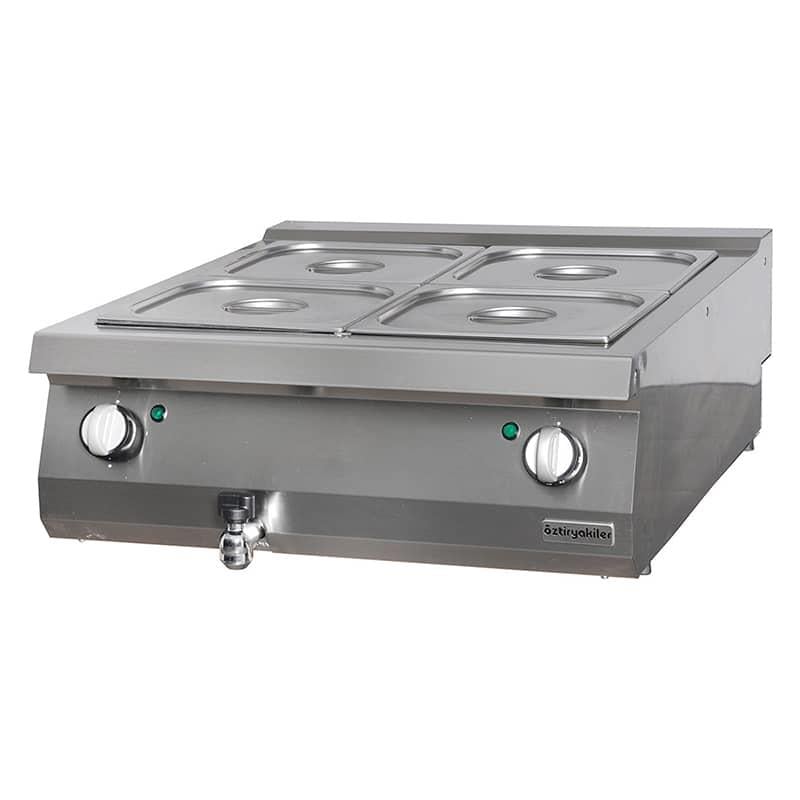 ÖZTİRYAKİLER 900 SERİ SET ÜSTÜ BAİN MARIE ELEKTRİKLİ 80*90*30-GN KAPLAR HARİÇ