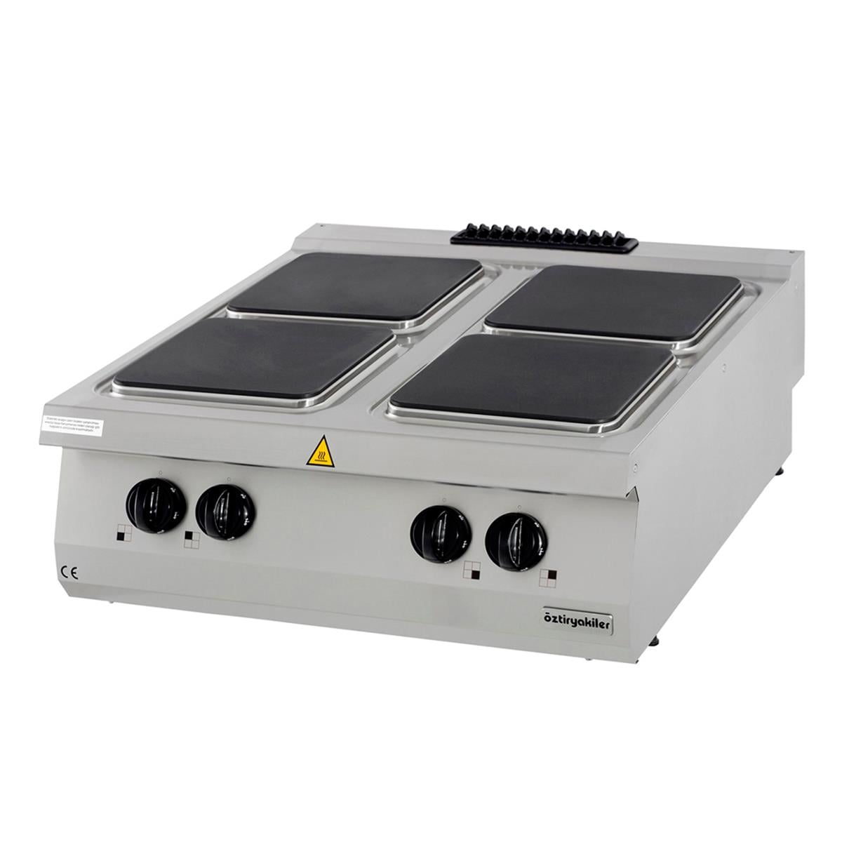 ÖZTİRYAKİLER 900 SERİ SET ÜSTÜ DÖRTLÜ OCAK ELEKTRİKLİ 80*90*30