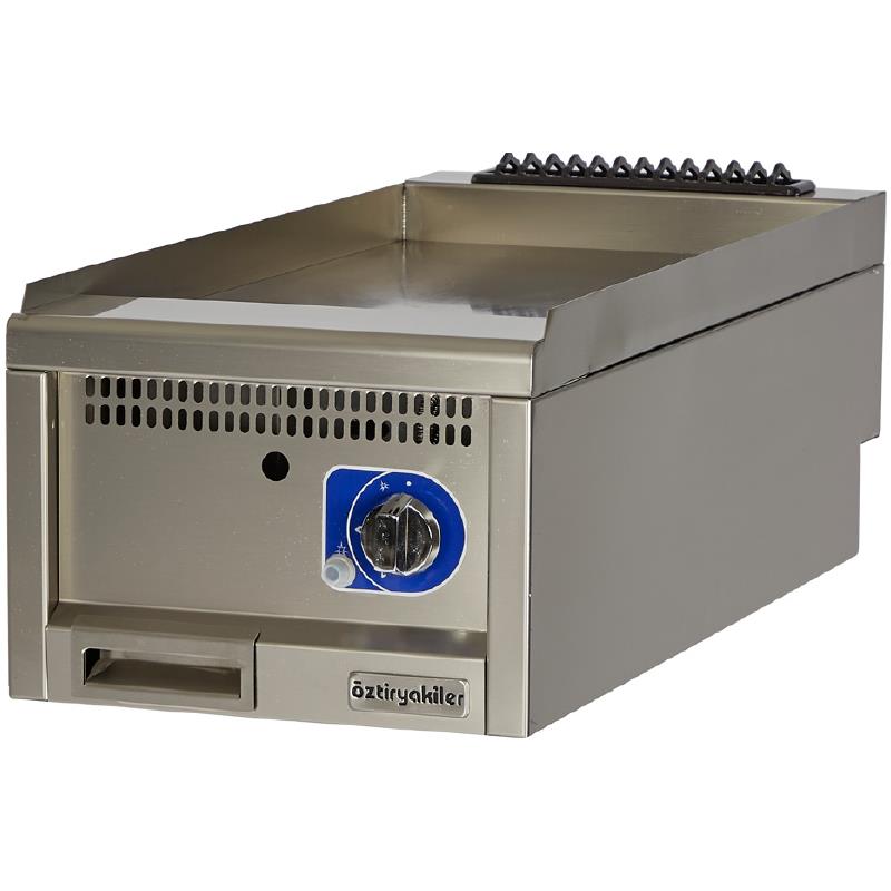 ÖZTİRYAKİLER 900 SERİ SET ÜSTÜ GRİLL PLATE OLUKLU ELEKTRİKLİ 40*90*30-SERT KROM KAPLI