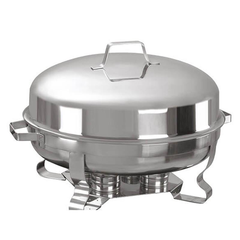 ÖZTİRYAKİLER CHAFING DISH YUVARLAK 60 CM KAPAK WAS AYAK