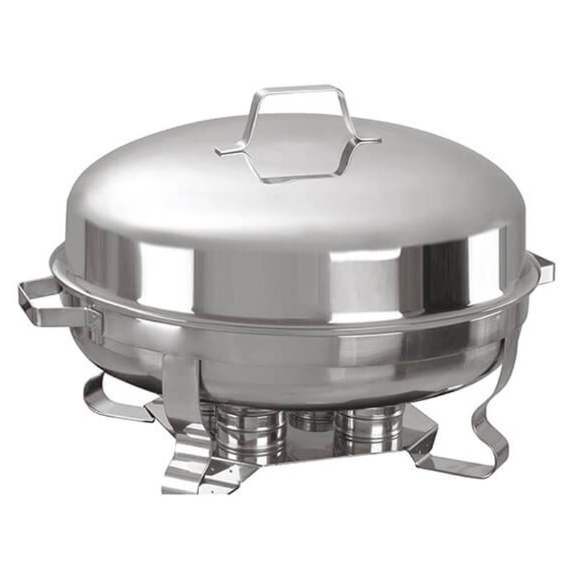ÖZTİRYAKİLER CHAFING DISH YUVARLAK 80 CM KAPAK WAS AYAK