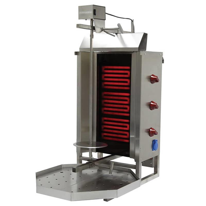 ÖZTİRYAKİLER DONER OCAGI ELEKTRIKLI USTTEN MOTOR 3E MODEL (SEKIZGEN TEPSILI)