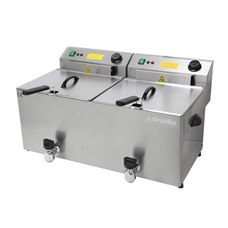 ÖZTİRYAKİLER FRITOZ ELEKTRIKLI 2*10 LITRE TRIFAZE