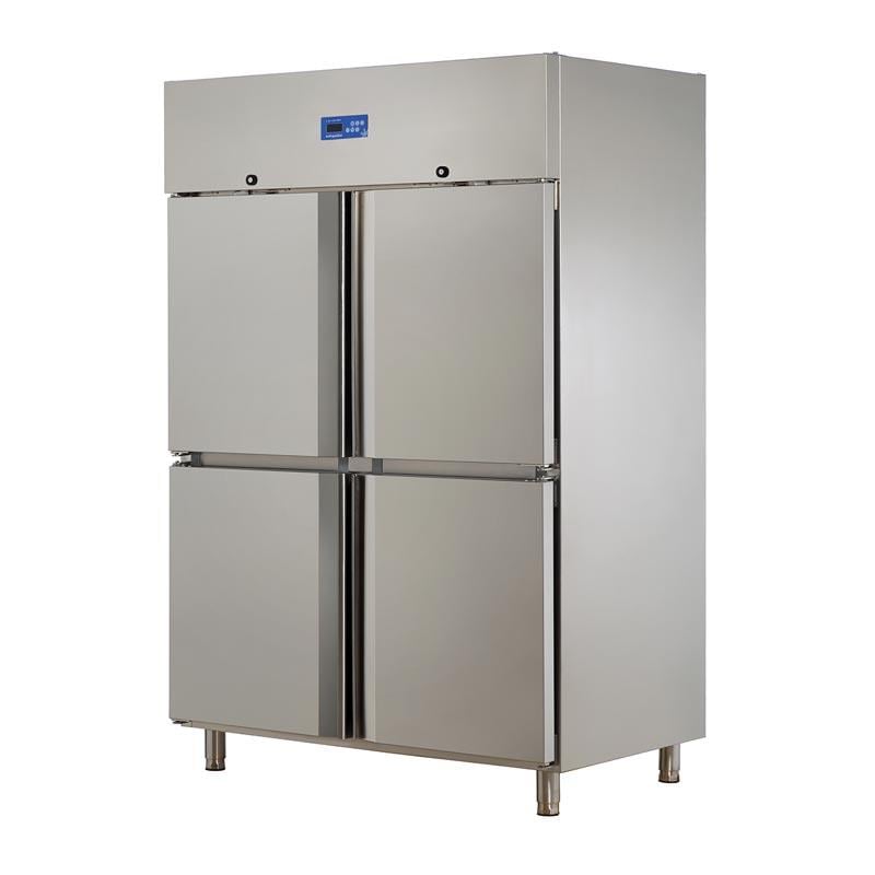 ÖZTİRYAKİLER GN 1200 LMV 4 YARIM INOX KAPI DIK TIP DERIN DONDURUCU