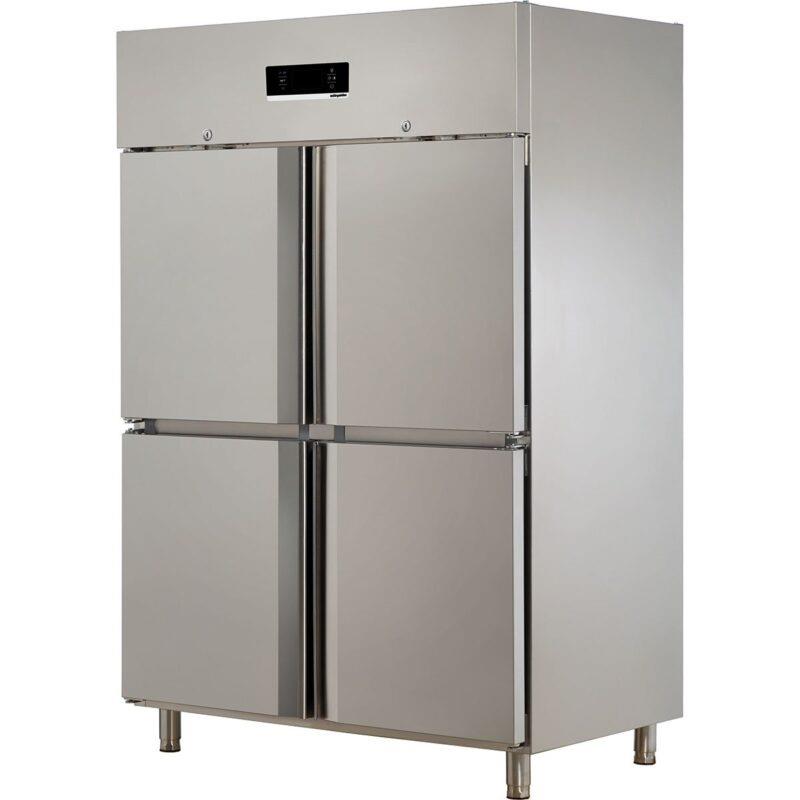 ÖZTİRYAKİLER GN 1200 NMV 4 YARIM INOX KAPI DIK TIP BUZDOLABI