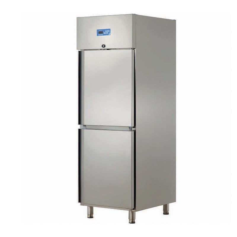 ÖZTİRYAKİLER GN 600 LMV CIFT YARIM INOX KAPI DIK TIP DERIN DONDURUCU