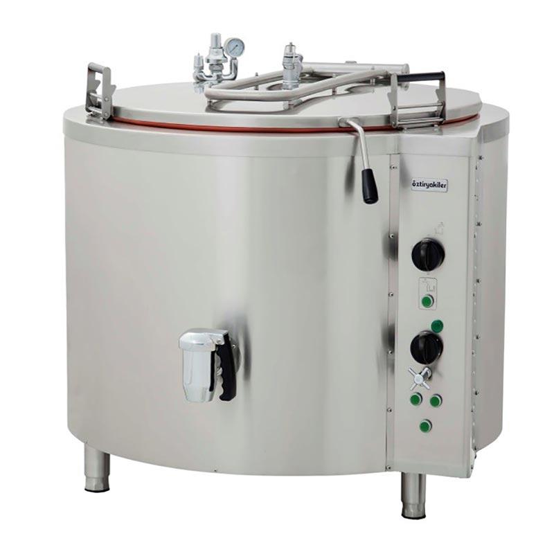 ÖZTİRYAKİLER KAYNATMA TENCERESİ İNDİREKT ELEKTRİKLİ SİLİNDİRİK KAZANLI-SABİT 500 LT.