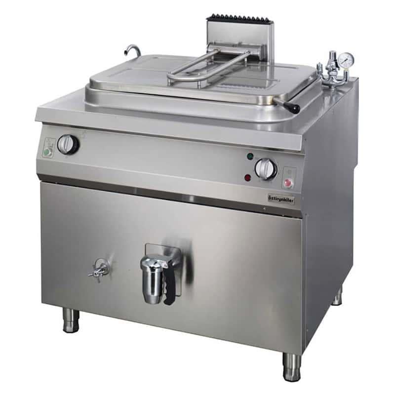ÖZTİRYAKİLER KAYNATMA TENCERESİ İNDİREKT ELEKTRİKLİ 250 LT. 100*110*85-SİLİNDİRİK KAZANLI