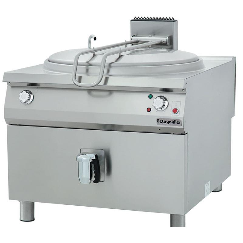 ÖZTİRYAKİLER KAYNATMA TENCERESİ İNDİREKT GAZLI 250 LT. 100*110*85-SİLİNDİRİK KAZANLI