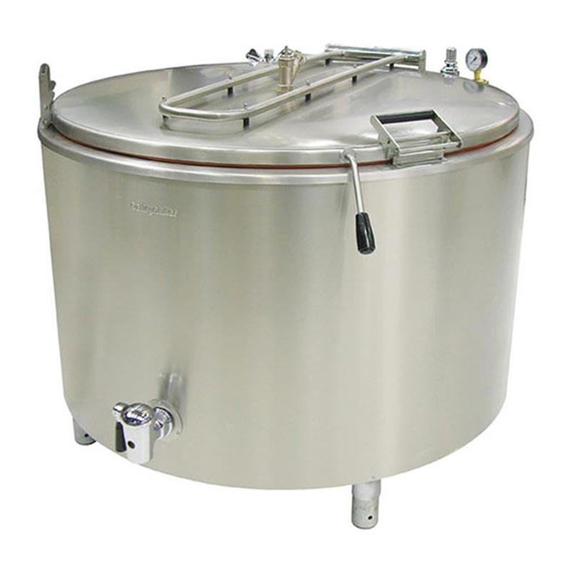 ÖZTİRYAKİLER KAZAN KROM CELIK BUHARLI 500 LITRE