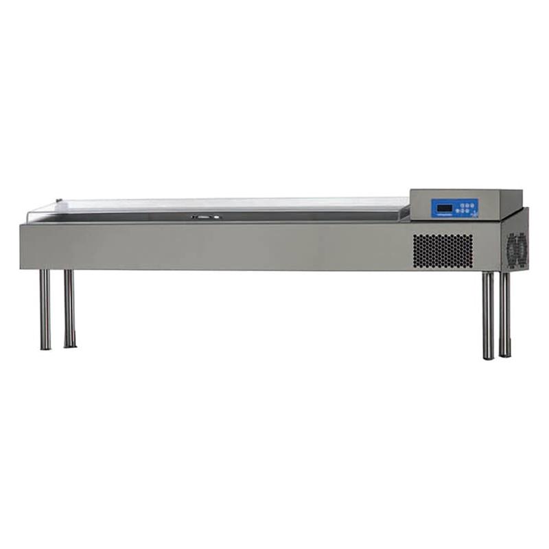 ÖZTİRYAKİLER PZC 35 YUKSEK PLEXIGLASS KAPAKLI  PIZZA HAZIRLIK UNITESI