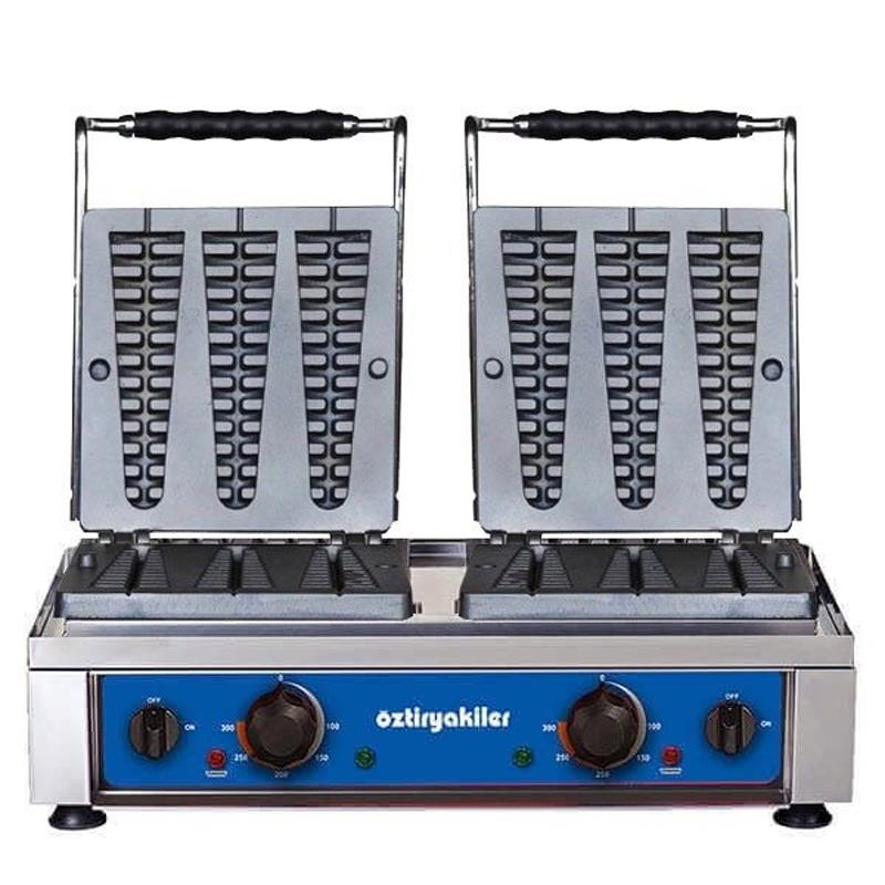 ÖZTİRYAKİLER WAFFLE MAKINASI CUBUKLU IKILI