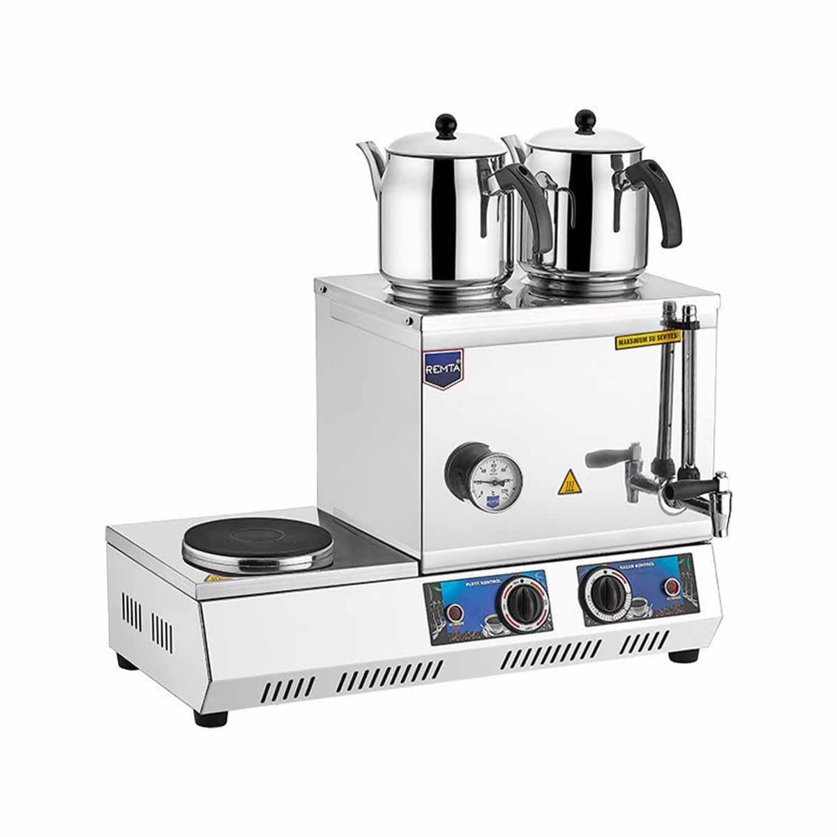 Remta 40 Model.Kahv.Tak.ElektrÇift Demlikli 28Lt.Plet