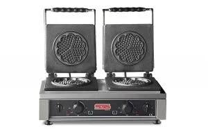 Sgs Waffle Makinesi Çiçek Modeli /Çift Kapaklı