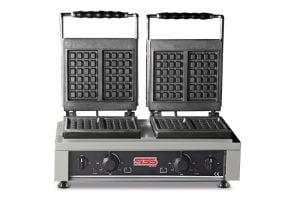 Sgs Waffle Makinesi Kare Modeli /Çift Kapaklı