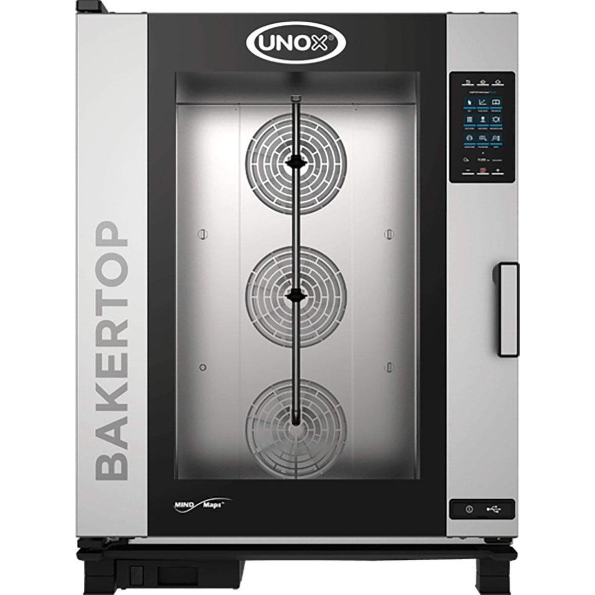 UNOX BAKERTOP 10 TEPSI 600*400 KOMBI FIRIN ELEKTRIKLI PLUS MODEL + KURULUM KITI GIRILMELI