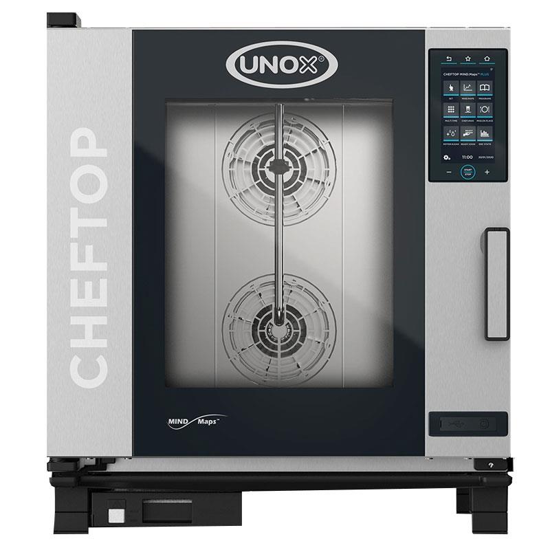 UNOX CHEF TOP 7 GN 1/1 KOMBI FIRIN  GAZLI PLUS MODEL + KURULUM KITI GIRILMELI