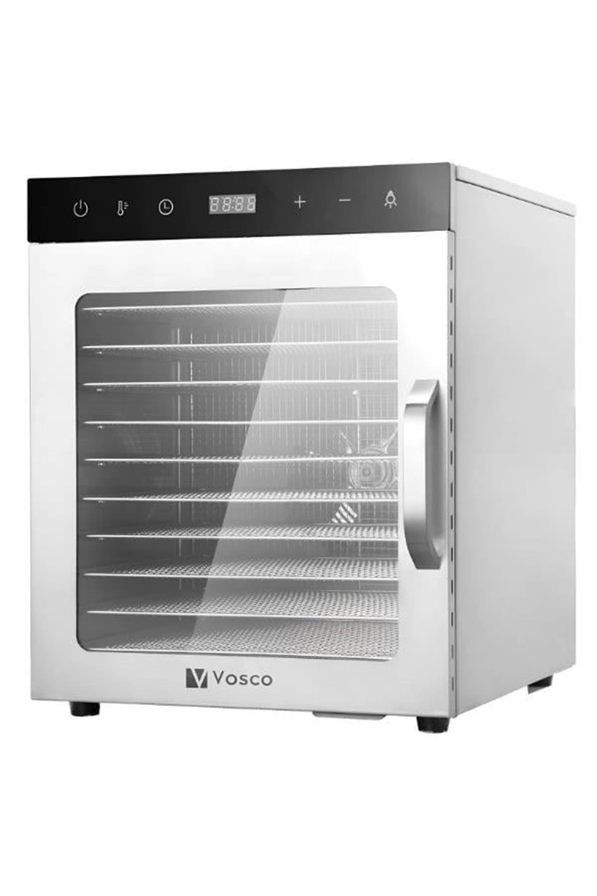 VOSCO MEYVE KURUTMA MAKİNESİ 800W 10 TEPSİLİ