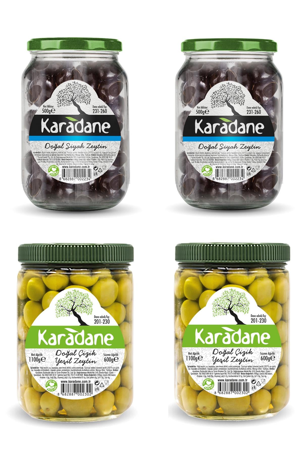 Siyah ve Yeşil Zeytin KARMA3 - 2200gr