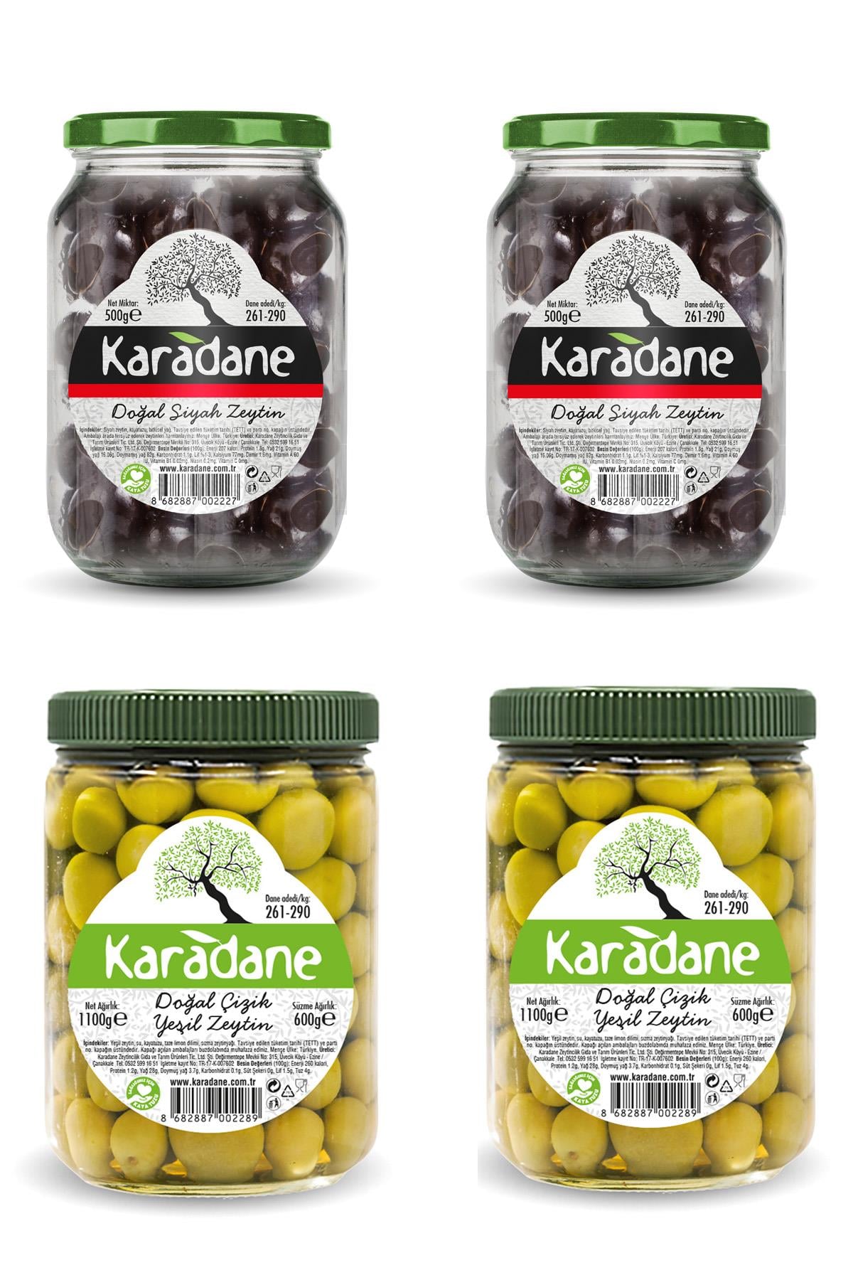 Siyah ve Yeşil Zeytin KARMA4 - 2200gr