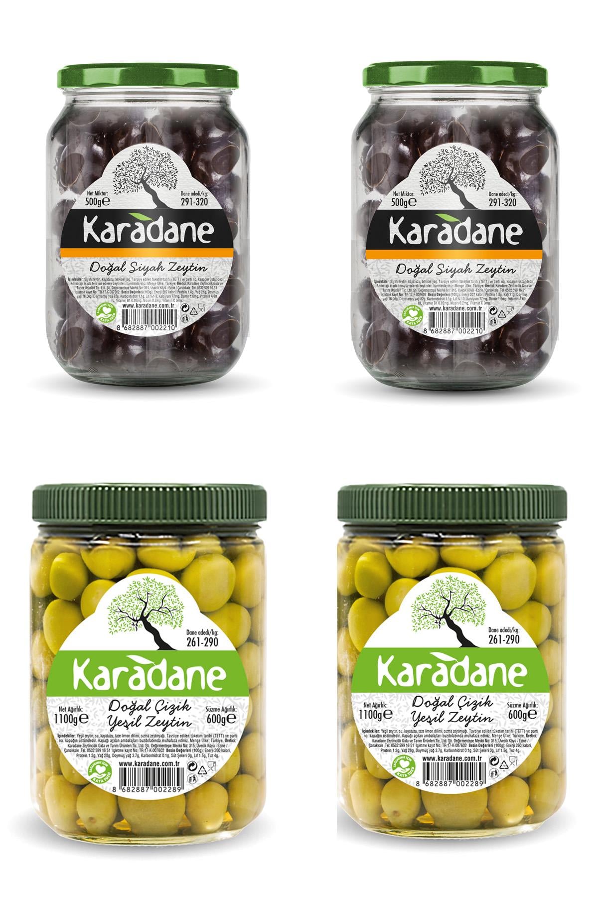 Siyah ve Yeşil Zeytin KARMA5 - 2200gr