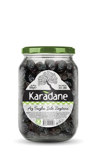 Az Tuzlu Sele Zeytini 351-380 Yeşil Pötikare-500g