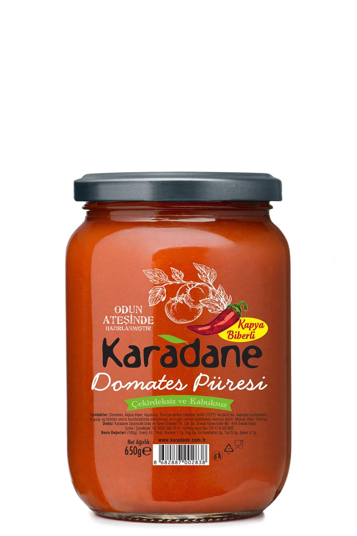 Kapya Biberli Domates Püresi 650g
