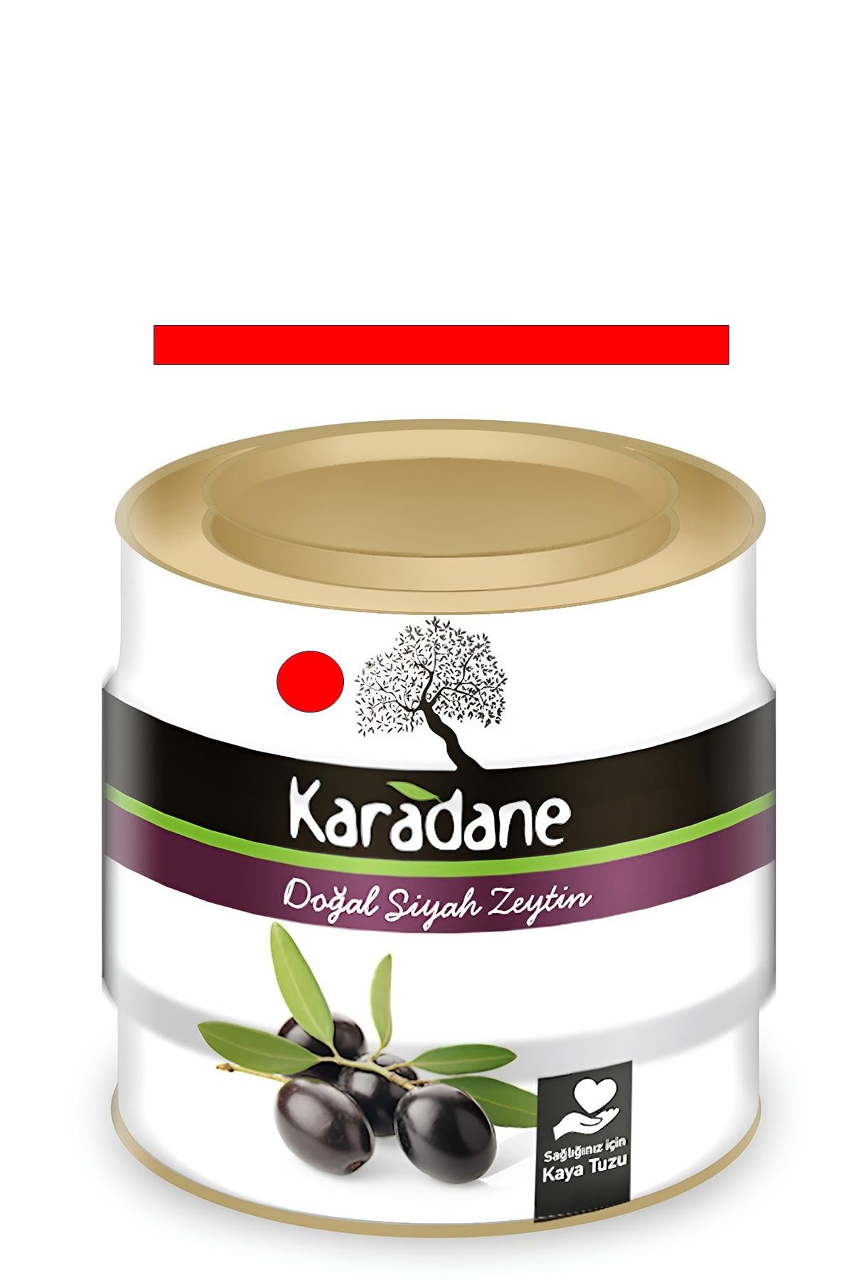 Siyah Zeytin 261- 290 Kalibre KIRMIZI-1.8kg Teneke