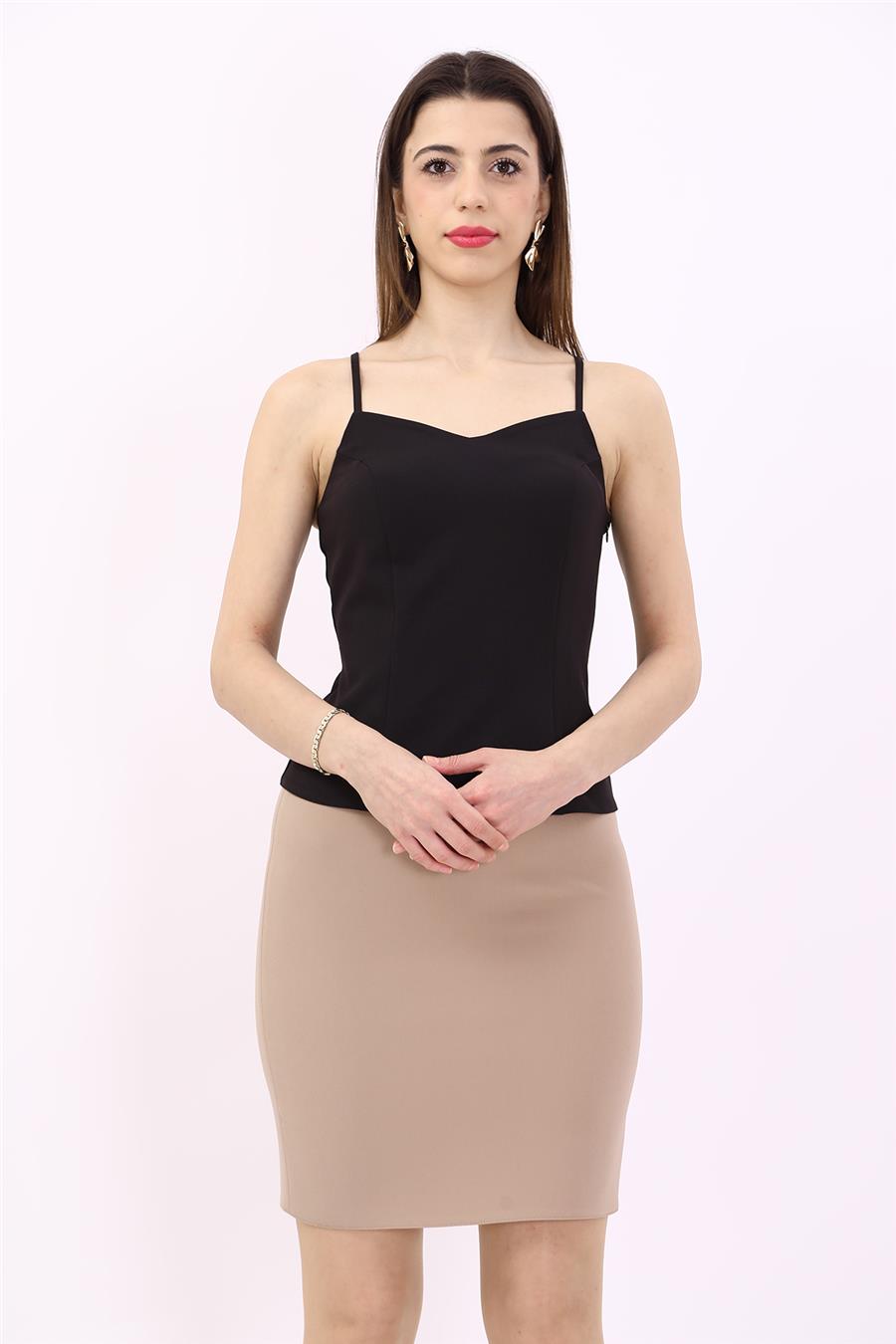 Askılı Grop-Siyah