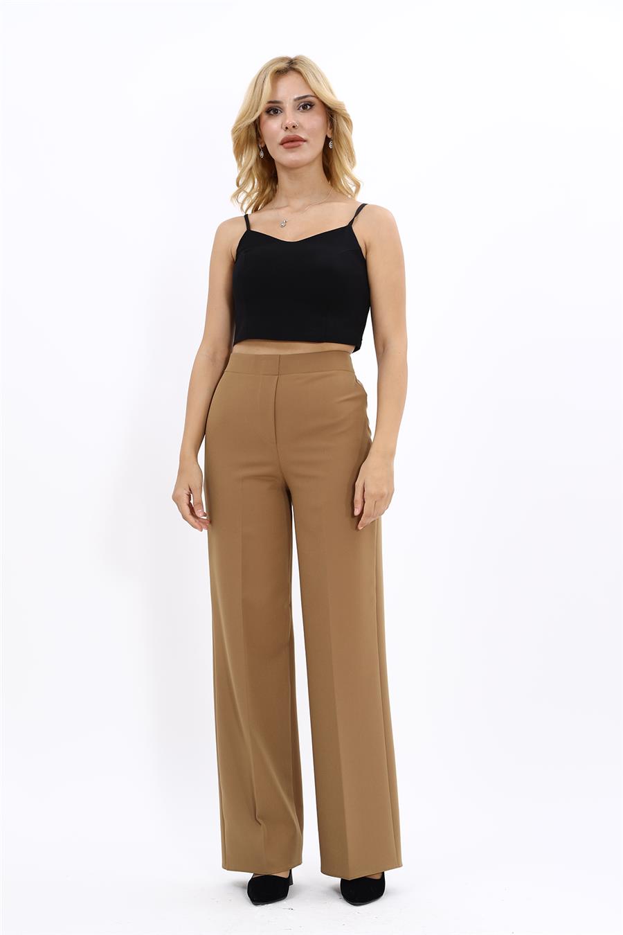 Bol Paça Pantolon-Camel