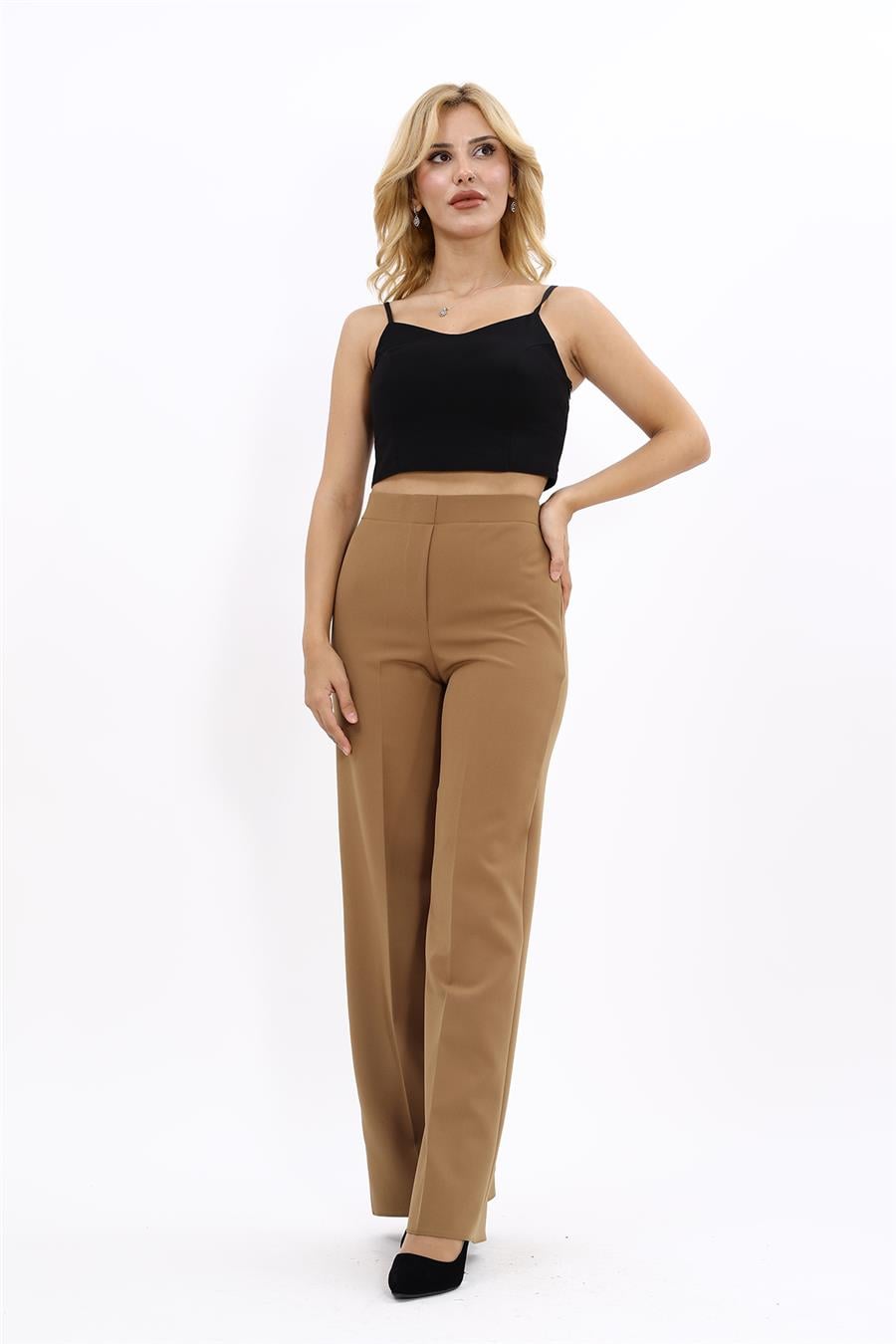 Bol Paça Pantolon-Camel