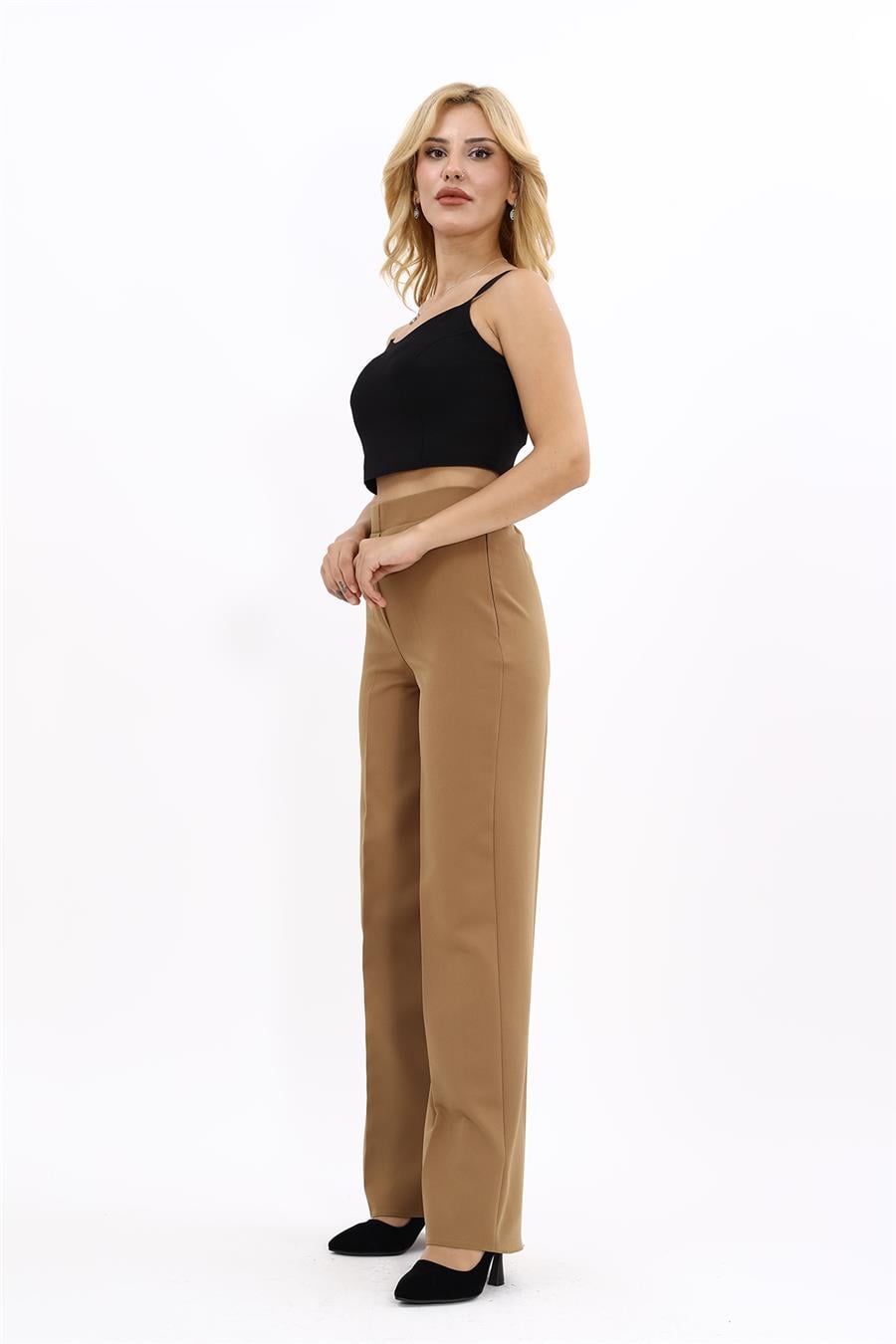 Bol Paça Pantolon-Camel