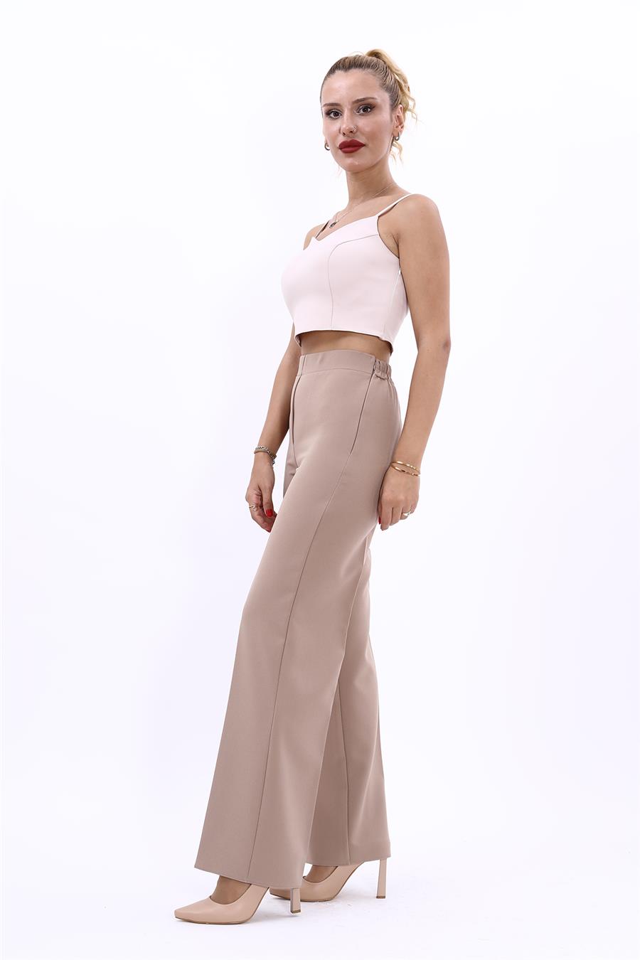 Bol Paça Pantolon-Taş - 5002100