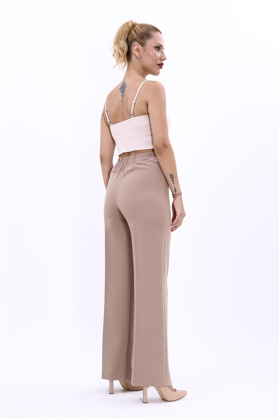 Bol Paça Pantolon-Taş - 5002100