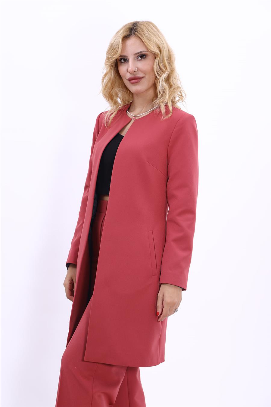 Düz Ceket-Kiremit - 1005100