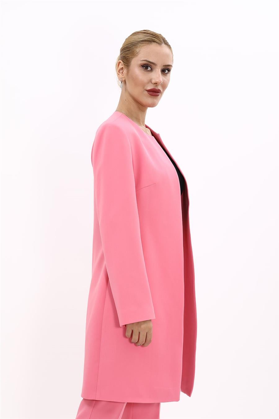 Düz Ceket-Pembe - 1005100