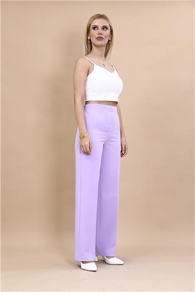 Bol Paça Pantolon-Menekşe